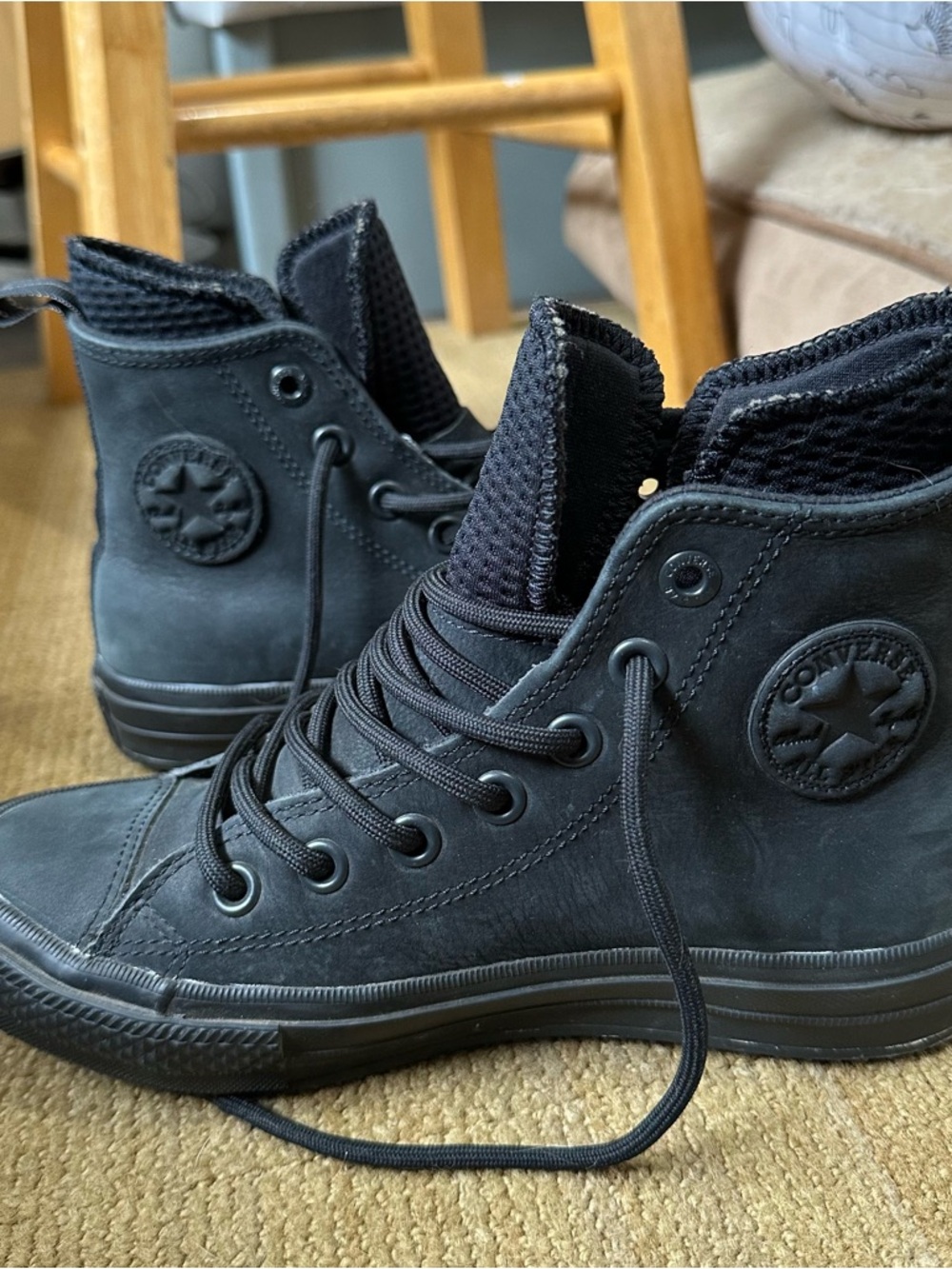 Converse Black High-Top Canvas Sneakers